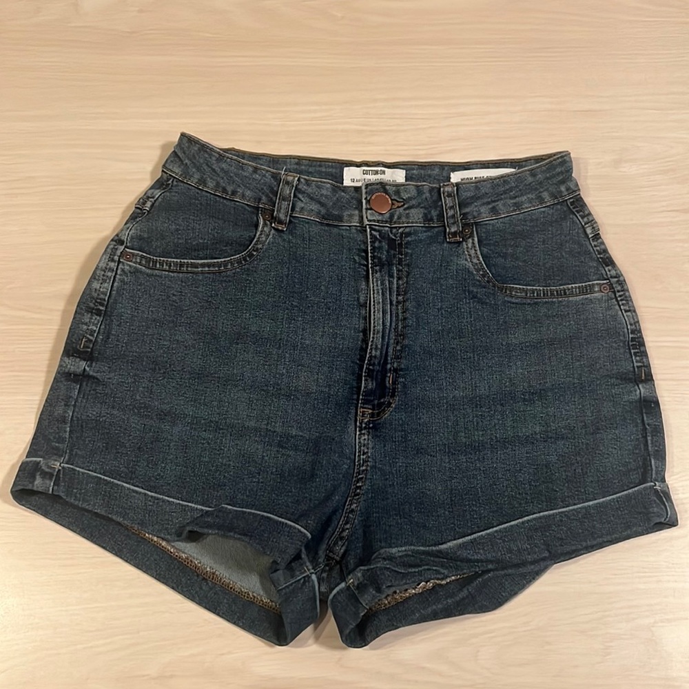Cotton On High Rise Stretch Shorts